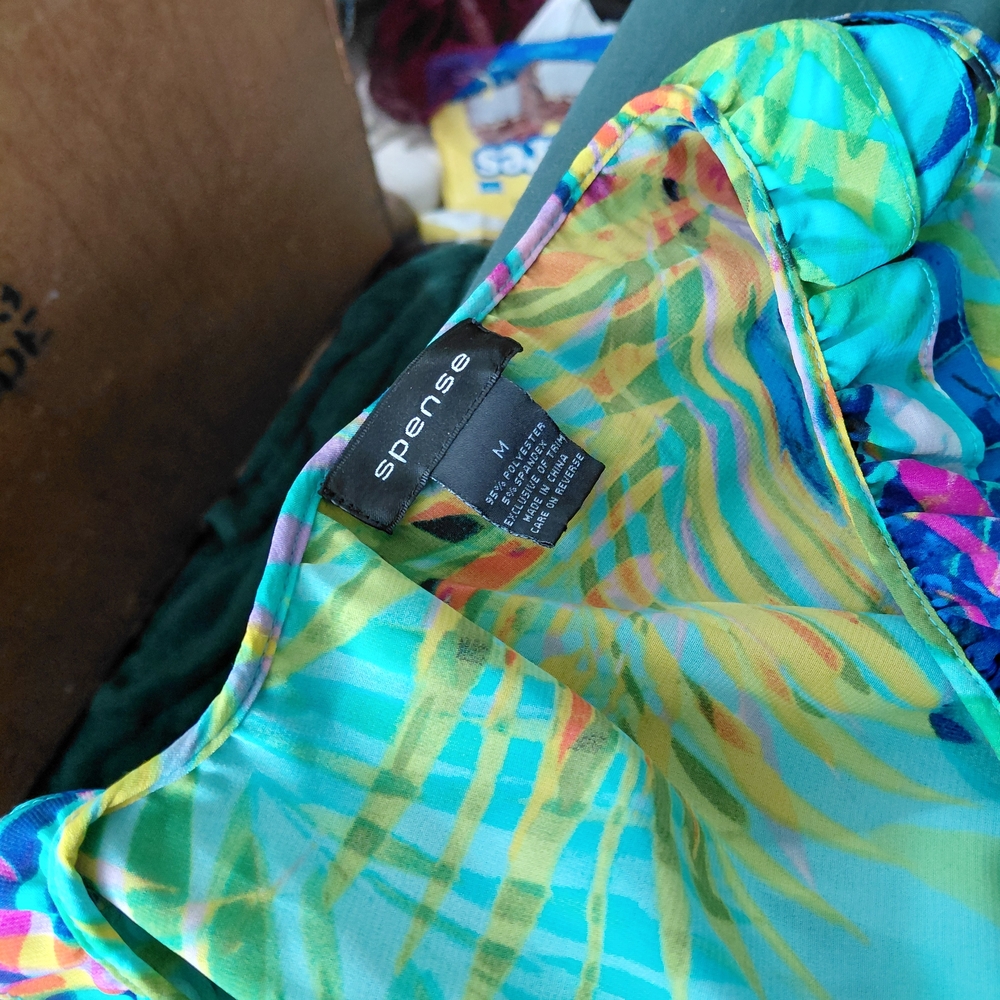 Spense Multicolor Button Down Shirt - image 2